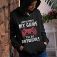 I Never Pause My Game Funny Gamer Gift Boys Girls Teens Youth Hoodie