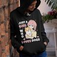 Just A Girl Who Loves Dogs Cute Corgi Lover Outfit & Apparel Youth Hoodie