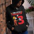 Kids Fire Truck 3Rd Birthday 3 Year Old Boy Toddler Youth Hoodie