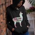 Mama Llama Floral Youth Hoodie