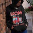 Mom Birthday Crew Fire Truck Fire Engine Firefighter Youth Hoodie