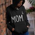 Mom4 Mom Of 4 Mother Of Four Kids Mama Mothers Day Youth Hoodie