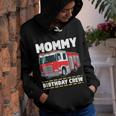 Mommy Birthday Crew Fire Truck Firefighter Mom Mama Youth Hoodie