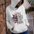4Th Of July Sunflower Home Of The Free Because Of The Brave Youth Hoodie