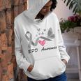 Borderline Personality Disorder Bpd Awareness Butterfly Grey Ribbon Borderline Personality Disorder Bpd Awareness Youth Hoodie