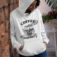 Coffee Makes Me Feel Less Murdery Youth Hoodie