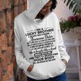 Funny For Brother From Sister I Am A Lucky Brother Youth Hoodie