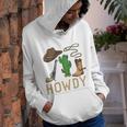 Howdy Cowboy Western Country Cowboy Hat Boots Youth Hoodie