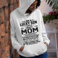 I Am A Lucky Son I Have A Crazy Mom She Has A Backbone Youth Hoodie