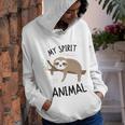 Sloth My Spirit Animal Nap Sloth Lazy 843 Shirt Youth Hoodie