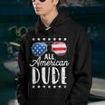 All American Dude 4Th Of July Boys Kids Sunglasses Family Youth Hoodie