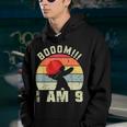Boom I Am 9 Gift Boy 9 Years Being Awesome 9Th Birthday Youth Hoodie