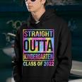 Class Of 2022 Straight Outta Kindergarten Graduation Tie Dye Youth Hoodie