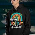 Funny Happy Last Day Of School Perfect Rainbow Gifts Idea Youth Hoodie
