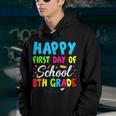 Happy First Day Of School 8Th Grade For Boy Kid Girl Student Youth Hoodie