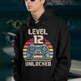 Level 12 Unlocked Video Game 12Th Birthday Gamer Boys V5 Youth Hoodie
