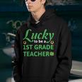 Lucky To Be A 1St Grade Teacher St Patrick Day Youth Hoodie