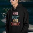Womens Rights Pro Choice Her Body Her Choice Feminist Youth Hoodie