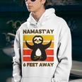 Funny Cute Sloth Yoga Namastay Social 863 Shirt Youth Hoodie