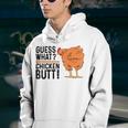 Funny Guess What Chicken Butt Youth Hoodie