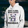 Funny Just A Girl Who Loves Pandas 651 Shirt Youth Hoodie