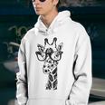 Giraffe With Glasses Youth Hoodie