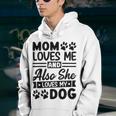 Mom Loves Me And Also She Loves My Dog 838 Trending Shirt Youth Hoodie