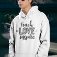 Teach Love Inspire Teacher Appreciation Day Back To School Youth Hoodie