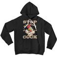 Chicken Chicken Chef Culinarian Cook Chicken Puns Stop Staring At My Cock Youth Hoodie