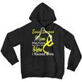 Ewings Sarcoma Mom Most People Never Meet Their Hero I Raised Mine Yellow Ribbon Ewings Sarcoma Ewings Sarcoma Awareness Youth Hoodie