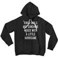 Virgo Girls Are Sunshine Mixed With A Little Hurricane Youth Hoodie