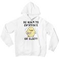 Be Kind To Everyone Or Else Funny Cute Duck With Knife Youth Hoodie