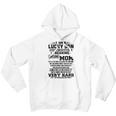 I Am A Lucky Son Because Im Raised By A Freaking Awesome Mom Shes A Bit Crazy And Scares Me V2 Youth Hoodie