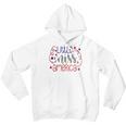 Little Miss America 4Th Of July Girls Usa Patriotic Youth Hoodie