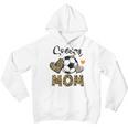 Soccer Mom Game Day Cheer Mom Leopard Mothers Day Youth Hoodie