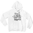 Teach Love Inspire Teacher Appreciation Day Back To School Youth Hoodie