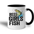 Reel Girl Fish Accent Mug