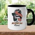 All American Mimi Messy Bun Matching Family 4Th Of July Mom Accent Mug