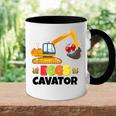 Excavator Shirts For Toddler Boys Girls Easter Eggs Cavator Accent Mug