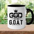 God Is The Greatest Of All Time GOAT Inspirational Accent Mug