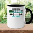 Goodbye School Hello Summer Last Day Design For Students Accent Mug