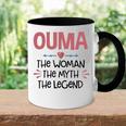 Ouma Grandma Gift Ouma The Woman The Myth The Legend Accent Mug