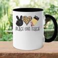 Peace Love Teach Back To School Teacher Gift Accent Mug