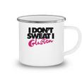 I Dont Sweat I Glisten  For Fitness Or The Gym Camping Mug