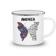 Andrea Name Gift Andrea I Am The Storm Camping Mug
