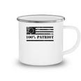 Betsy Ross Flag 100 Percent Patriot Gift Camping Mug