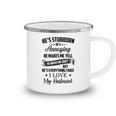 Family I Love My Husband Camping Mug