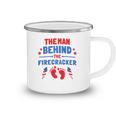Funny 4Th Of July The Man Behind The Firecracker Daddy Camping Mug