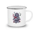 Funny Astronaut Monkey Ramen V2 Camping Mug