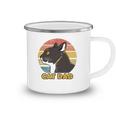Funny Cat Dad Fathers Day Camping Mug